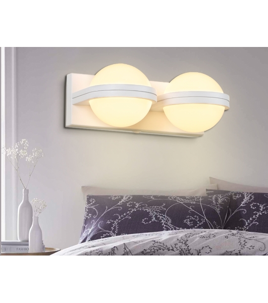 Настенный светильник FW556/2 SWH белый песок LED 3000K 10W 240*80*138