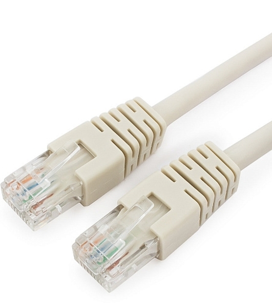 Патч-корд UTP Cablexpert PP6U-1M cat.6, 1м, литой, многожильный, серый