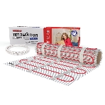 Теплый пол (нагревательный мат) Rexant Classic RNX -7,0-1050 (площадь 7,0 м2 (0,5 х 14,0 м)), 1050 Вт, двухжильный с экраном, фото 1