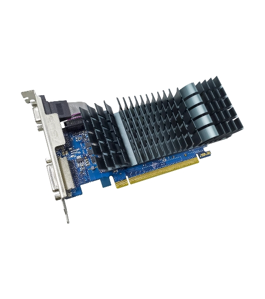 Видеокарта Asus PCI-E GT710-SL-2GD5-BRK-EVO NVIDIA GeForce GT 710 2Gb 64bit GDDR5 954/5012 DVIx1 HDMIx1 CRTx1 HDCP Ret low profile