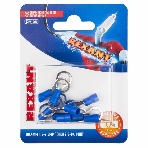 Наконечник кольцевой Rexant изолированный ø8.4 мм, 1.5-2.5 мм², НКи 2.5-8/НКи2-8/RV2-8, синий, в упак. 10 шт., фото 1