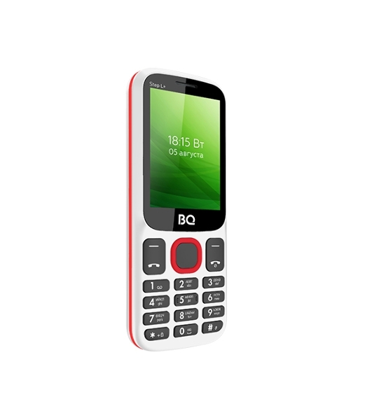 Мобильный телефон BQ 2440 Step L+ белый/красный