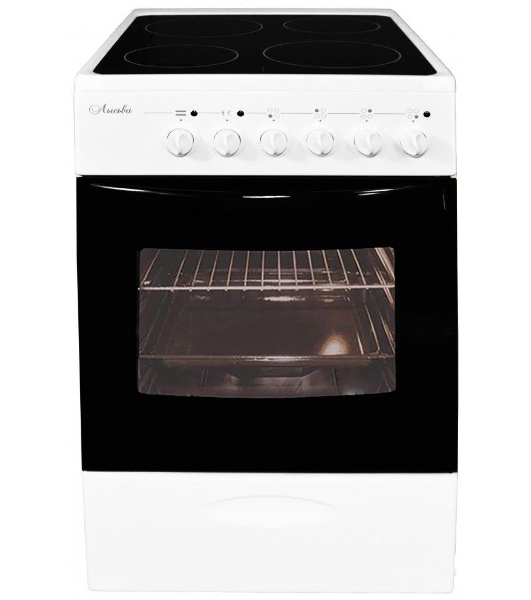 Плита электрическая Лысьва EF4002MK00 белый, конфорок 4, духовка 57 л, 50 см x 84 см x 60 см (без крышки)