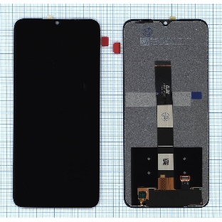 Дисплей для Xiaomi Redmi 9A, Redmi 9C, Redmi 10A черный