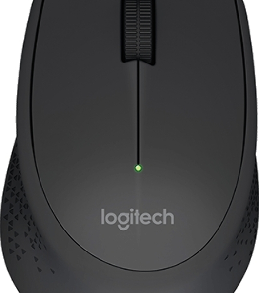 Мышь беспроводная Logitech M280 черный, 1000 dpi, радиоканал, USB, кнопки - 3