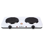 Плита настольная электрическая Centek CT-1507 белый, 2 кВт, ТЭН, конфорки - 2, эмаль, поворотные переключатели, фото6