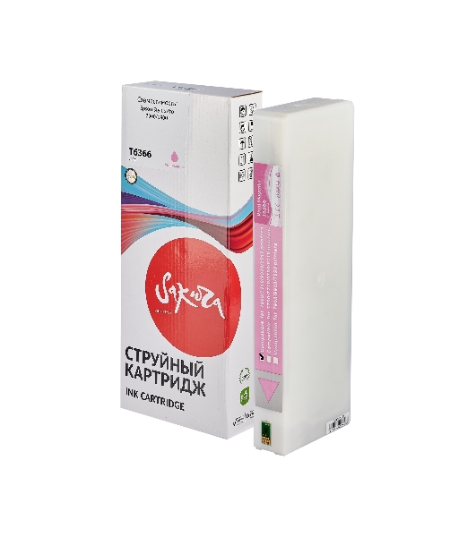 Картридж струйный Sakura C13T636600 (T6366 Vivid Light Magenta) для Epson, пурпурный, 700 мл.