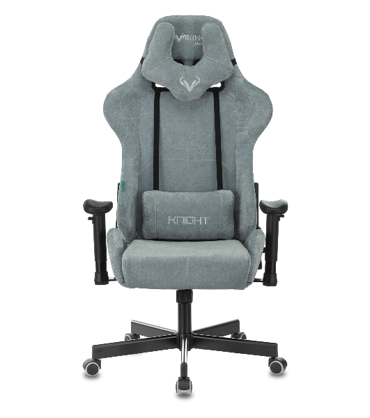 Кресло Бюрократ VIKING KNIGHT LT28 FABRIC серо-голубой, ткань, 120 кг, механизм качания