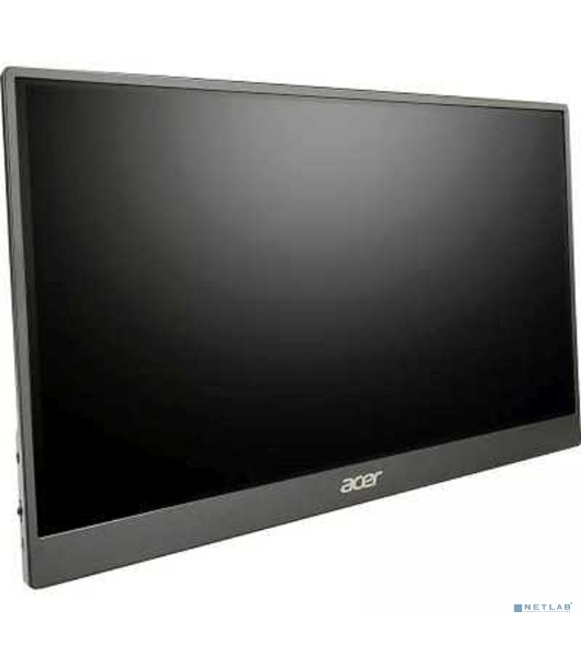 Монитор 15.6' Acer PM161QJbmiuux IPS 1920x1080, 60 Гц, 6 мс, 16:9, 250 кд/м², mini-HDMI, 2xUSB-C, 3.5 Jack, динамики (2x1 Вт), HDR10, FreeSync, черный