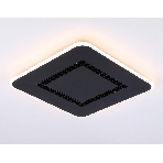 Светильник Ambrella light FL51419 BK черный 3000K/4200K/6400K 68W 488*488*40 (ПДУ ИК), фото3