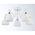 Светильник Ambrella light TR303305/5 WH/CH/FR белый/хром/белый матовый E27*5 max 60W D600*270, фото4
