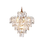 Светильник Ambrella light TR5233/12 SGD/CL/FR золото/прозрачный/белый матовый E27*12 max 40W D600*610, фото8