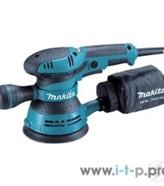 Эксцентриковая шлифовальная машина Makita BO5041 ЭШМ,300Вт,ф125мм,4000-12000об\м,ампл-2.8мм,1.4кг,кор,п\сборник,доп.рукоятка