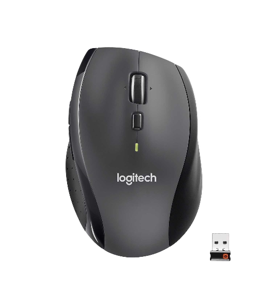 Мышь беспроводная Logitech M705 черный, 1000 dpi, радиоканал, USB, кнопки - 7