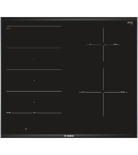 Варочная поверхность Bosch PXE675DC1E черный