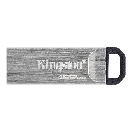 Флешка USB Kingston DataTraveler KYSON (DTKN/128 Gb), 128Gb, USB 3.2 Gen 1, R/W 200/60, серебристый/черный, фото18