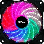 Вентилятор для корпуса Digma DFAN-FRGb2 черный, 120 мм, 1200 об/мин, 23 дБ, 4 pin, фото8