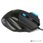 Мышь проводная Nakatomi MOG-21U черный, 2400 dpi, USB, кнопки - 7, фото 1