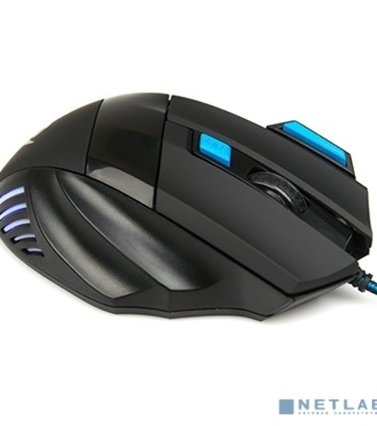 Мышь проводная Nakatomi MOG-21U черный, 2400 dpi, USB, кнопки - 7
