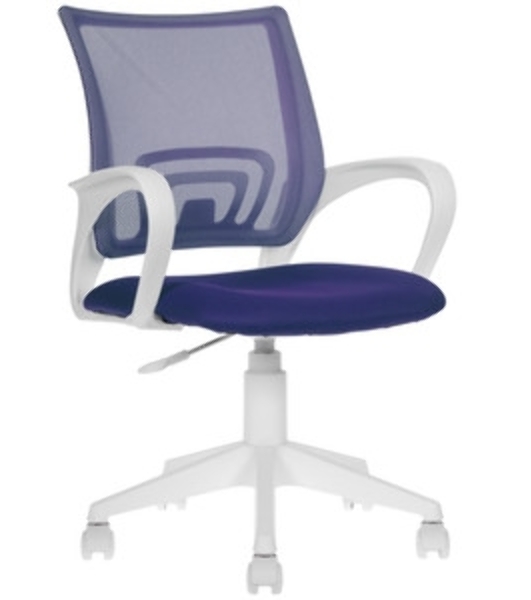 Кресло Бюрократ CH-W695NLT TW-05N TW-10N темно-синий, сетка/ткань, 120 кг, механизм качания