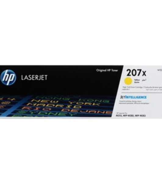 Картридж лазерный HP 207X желтый (2450 стр)