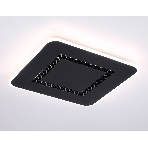 Светильник Ambrella light FL51419 BK черный 3000K/4200K/6400K 68W 488*488*40 (ПДУ ИК), фото 1