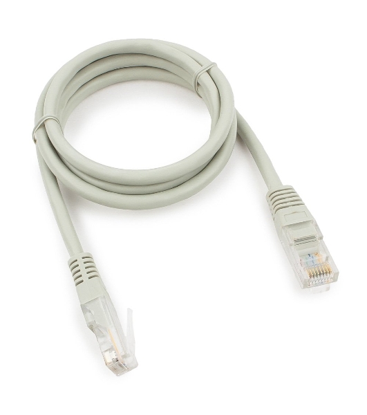 Патч-корд медный UTP Cablexpert PP10-1M cat.5e, 1м, литой, многожильный, серый