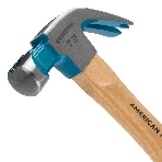 Молоток-гвоздодер Gross AMERICAN HICKORY 10414 200 г, угол 45 магнит обрезиненная рукоятка, фото5