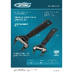 Ключ разводной Gross 15573 200 мм, CrV, ультратонкие губки, фото 1