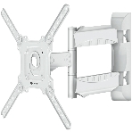Кронштейн ONKRON/32-55' макс. 400x400, 2 колена, наклон -5º+8º, поворот 180º макс, от стены 55-500мм, белый, фото18