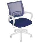 Кресло Бюрократ CH-W695NLT TW-05N TW-10N темно-синий, сетка/ткань, 120 кг, механизм качания, фото17