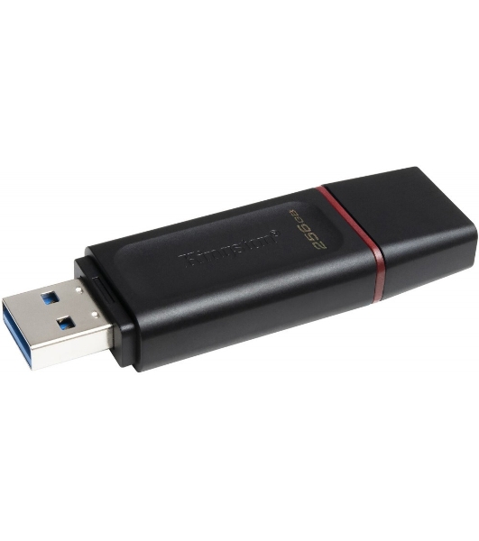 Флешка USB Kingston DataTraveler Exodia (DTX/256GB), 256Gb, USB 3.2 Gen 1, R/W 200/60, черный/розовый