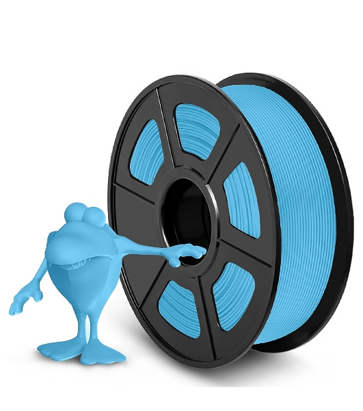 Филамент NVPrint PLA Matte Light Blue для 3D печати диаметр 1.75мм длина 330 метров масса 1 кг
