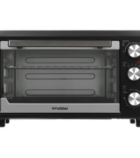 Мини-печь Hyundai MIO-HY072 23 л, 1500 Вт, серебристый/черный