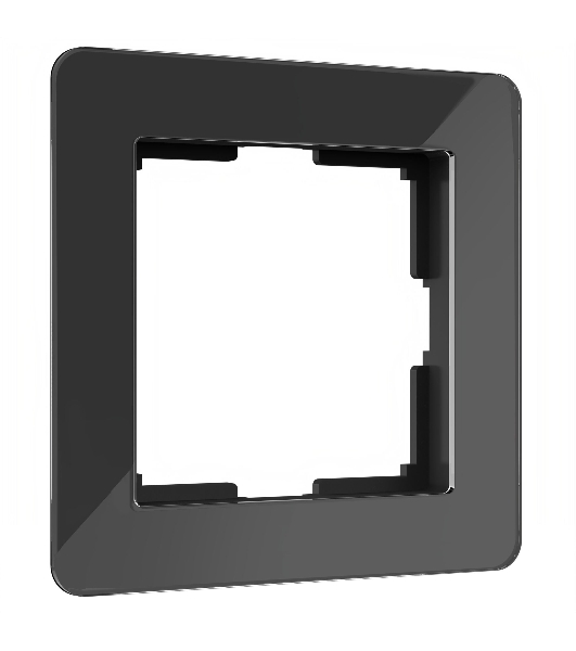 Рамка на 1 пост Acrylic (черный) W0012708