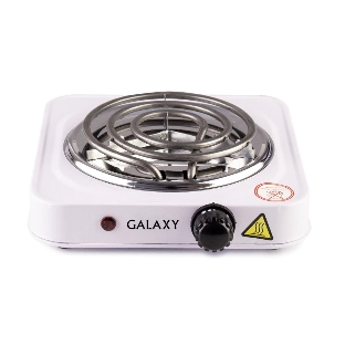 Плита настольная электрическая Galaxy Line GL 3003, белый, электрическая, 1000 Вт