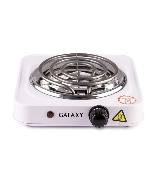 Плита настольная электрическая Galaxy Line GL 3003, белый, электрическая, 1000 Вт