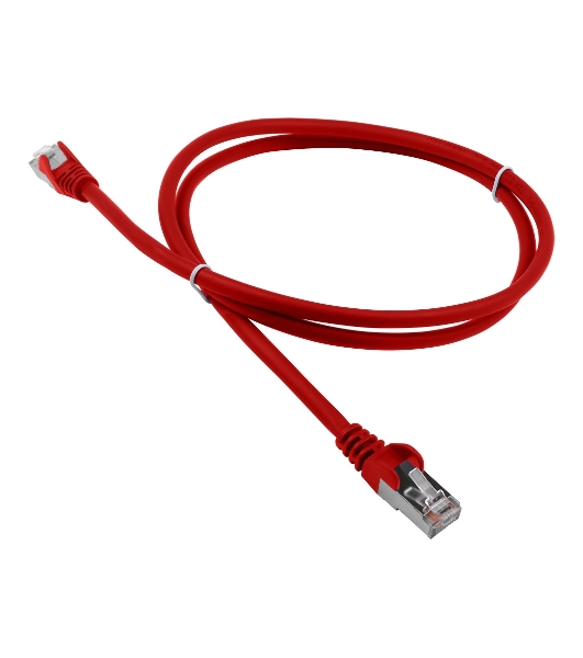 Патч-корд LANMASTER LSZH FTP cat.5e, 3.0 м, красный