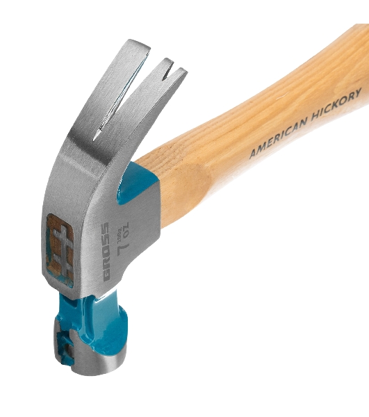 Молоток-гвоздодер Gross AMERICAN HICKORY 10414 200 г, угол 45 магнит обрезиненная рукоятка