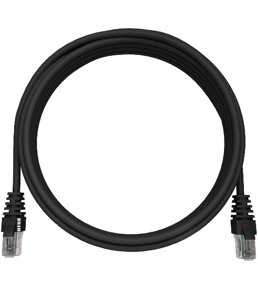Патч-корд NTSS NTSS-PC-UTP-RJ45-5e-15.0-LSZH-BL NTSS-PC-UTP-RJ45-5E-15.0-LSZH UTP RJ-45 вил.-вилка RJ-45 кат.5E 15м черный LSZH (уп.:1шт) 26AWG