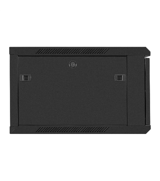 Шкаф телекоммуникационный 19' настенный 6U ExeGate EC-WM-6U.600.G.BLACK (19', 6U, 600x600x370 мм (ШхГхВ), передняя дверь закаленное стекло, съемные боковые панели, пыле- и влагозащита IP23, черный RAL 9004)