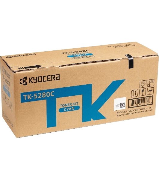 Картридж лазерный Kyocera TK-5280C (1T02TWCNL0) голубой черный для M6235cidn/M6635cidn/P6235cdn 11000 стр