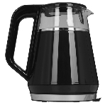 Чайник Centek CT-0019, 1100 Вт, стекло, черный и серебристый, фото24