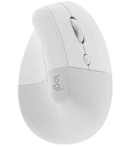 Мышь беспроводная Logitech Lift белый, 4000 dpi, радиоканал, Bluetooth, USB, кнопки - 6