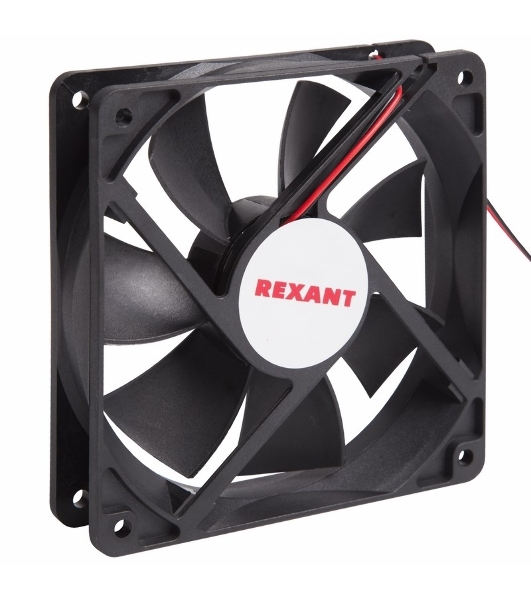Вентилятор для корпуса Rexant RX 12025MS 24VDC черный, 120 мм, 2200 об/мин, 35 дБ, 2 pin