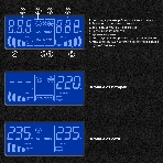 Источник бесперебойного питания (инвертор, синус, для котла) ExeGate SineTower SN-600.LCD.AVR.2SH 600VA/360W, чистая синусоида, LCD дисплей, AVR, 2*Schuko, линейно-интерактивный, черный, фото11