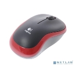 Мышь беспроводная Logitech M185, красный, 1000 dpi, радиоканал, USB, кнопки - 3, фото25