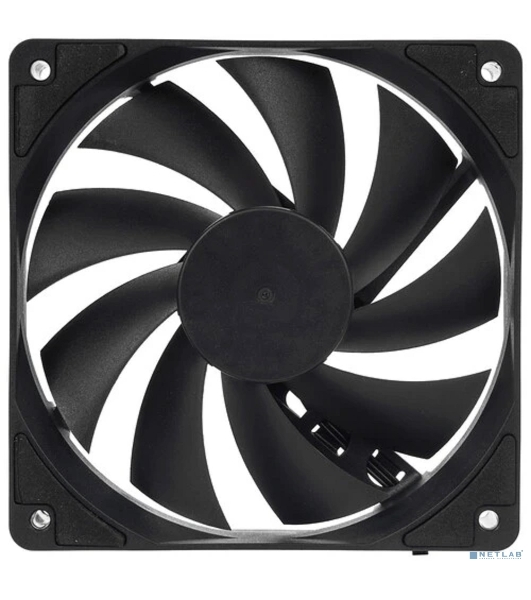 Вентилятор для корпуса Digma DFAN-120-7 черный, 120 мм, 1200 об/мин, 23 дБ, 4 pin
