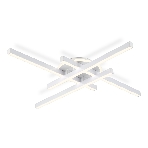 Потолочный светодиодный светильник Ambrella light FL6281 WH белый 58W 3000K-6400K 700*700*85 (ПДУ ИК), фото8