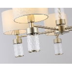 Люстра Ambrella light LH71301/5 CGD/WH золото/белый E14/5 max 40W D680*740, фото5